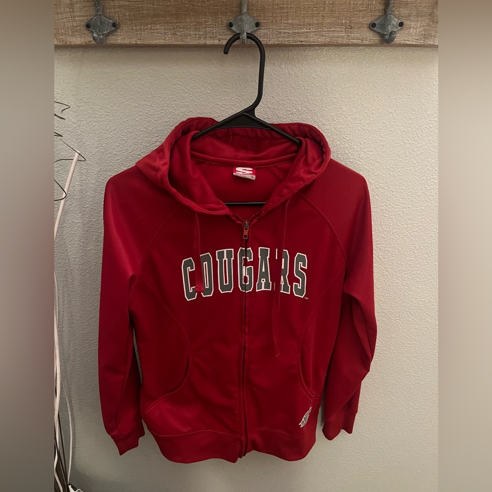 WSU Cougars Zip Up Hoodie Small